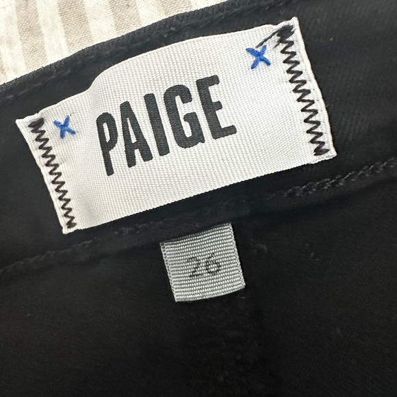 Paige High Waisted Margot Ankle Women's Deep Black Jeans - Picture 8 of 11